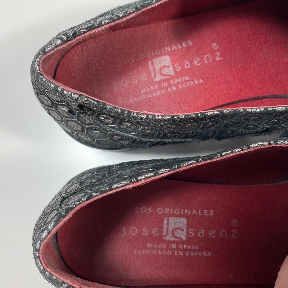 Jose Saenz LEATHER LACE SHOES, 38 - Picture 5 of 8